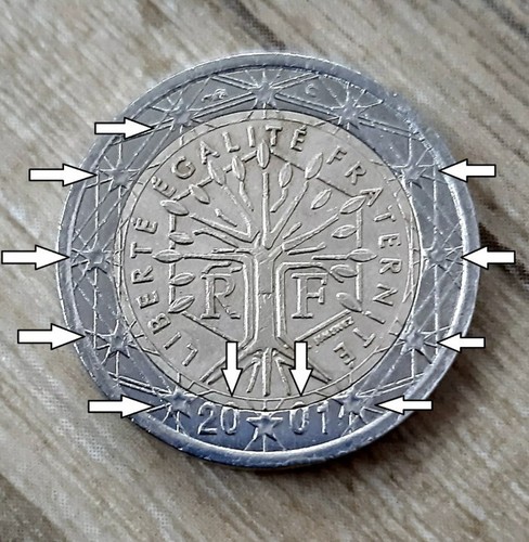 Euro coin france 2001 very - coin,
