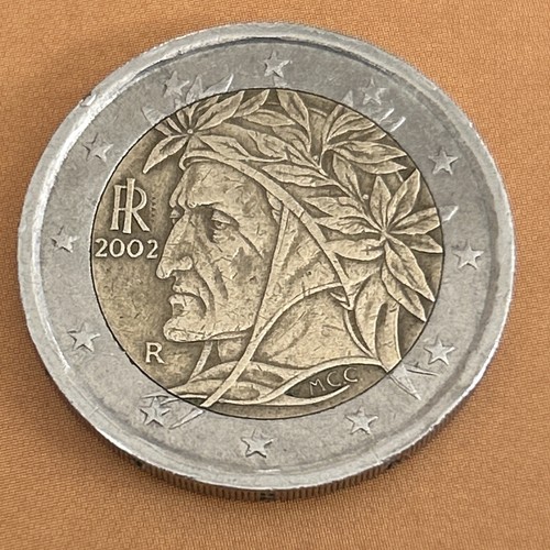 Rare euro coin dante - rare,