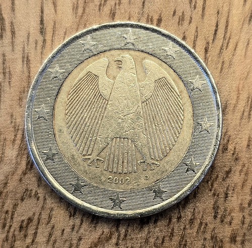 Rare euro german coin - euro, d