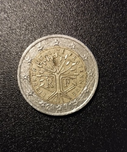 Euro coin france 2001 rare - france,