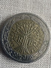 2 Euro Coin France 2001 RARE