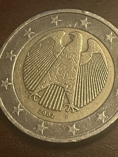 2002 german euro coin minted - 2,